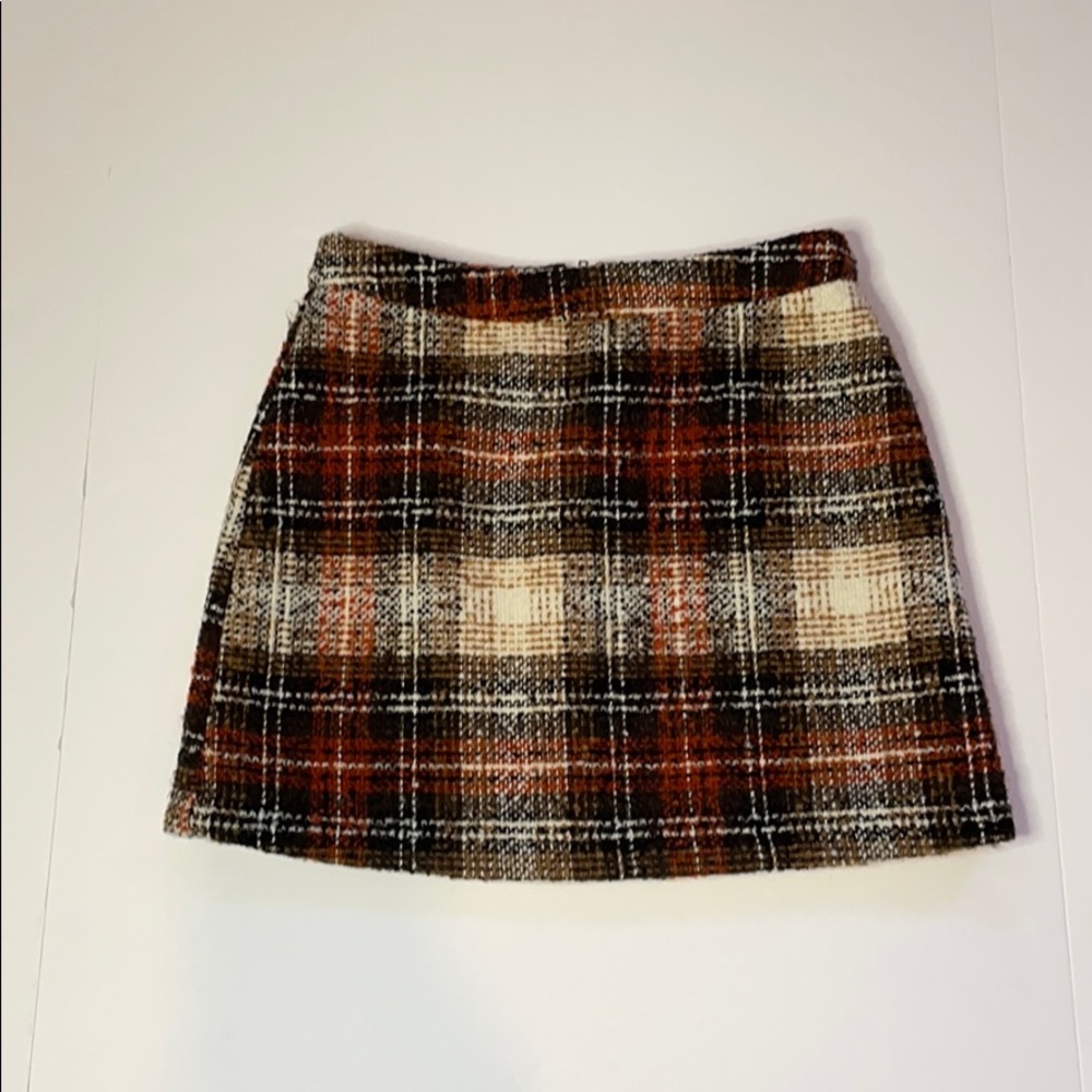 PLAID WINTER SKIRT
